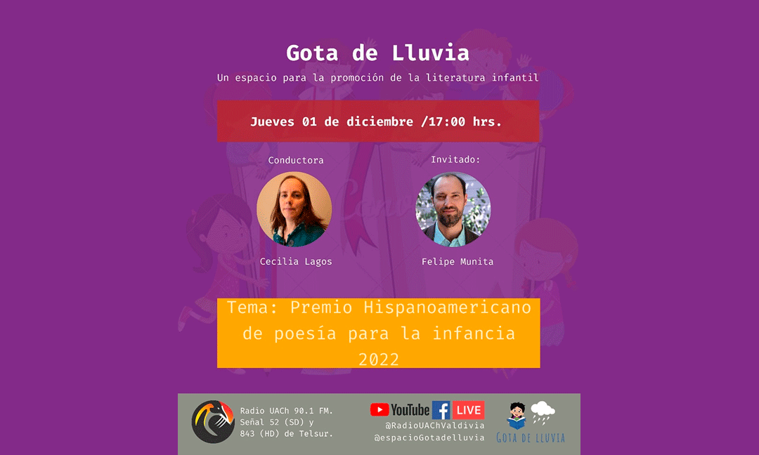 Entrevista a Felipe Munita, Premio Hispanoamericano de Poesía para la Infancia 2022