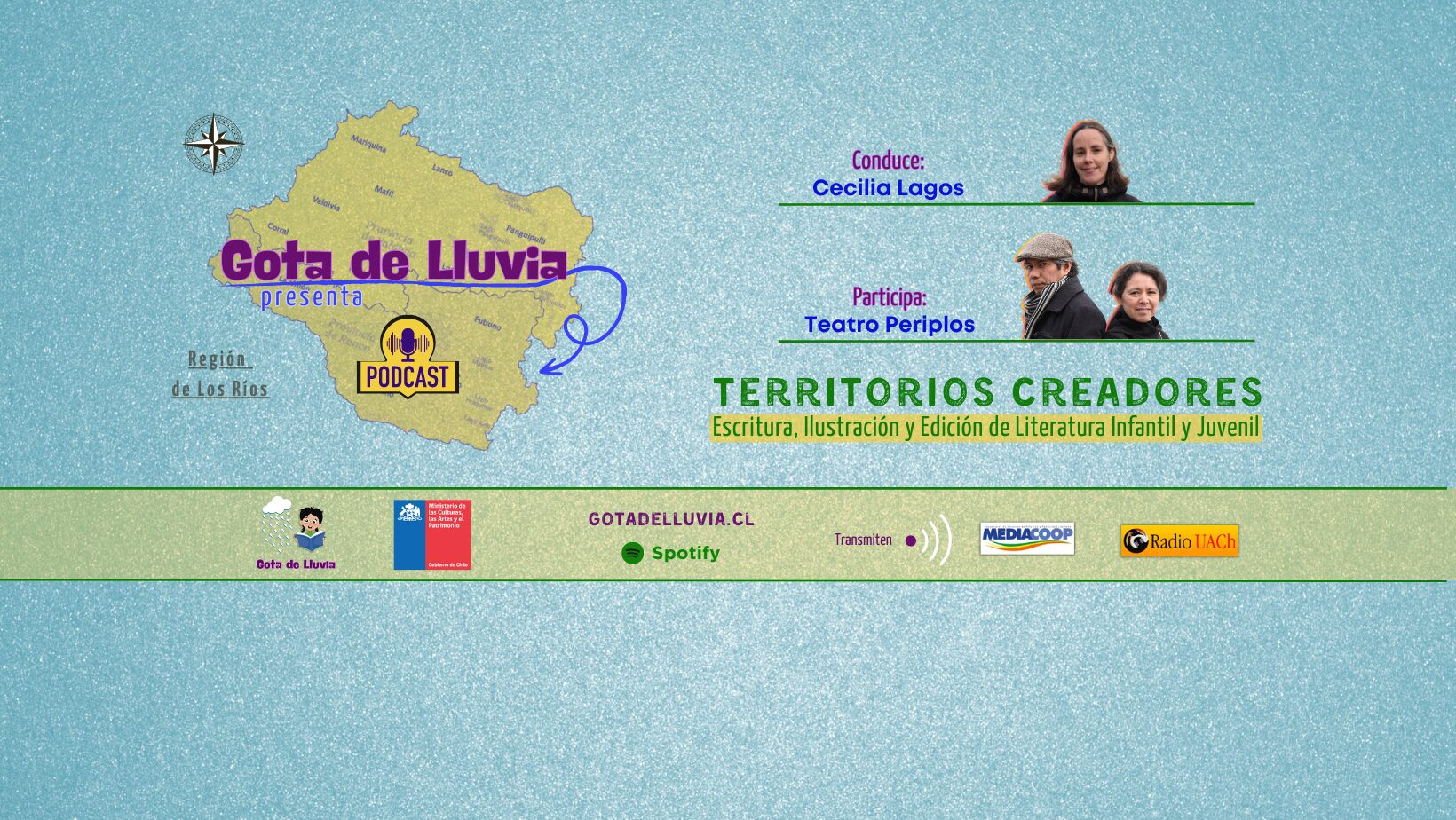 Territorios Creadores: El inédito podcast que muestra la riqueza literaria de Los Ríos
